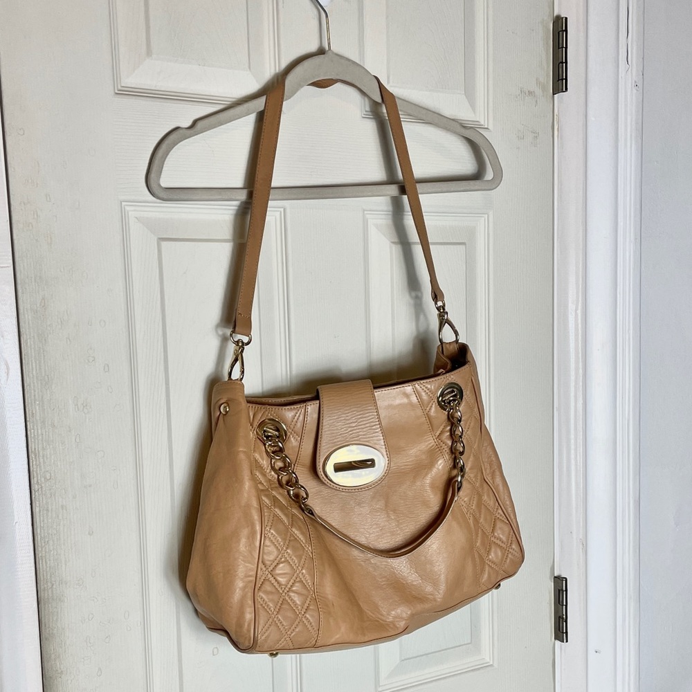 Stuart Weitzman Soft Leather Handbag Shoulder Bag… - image 1